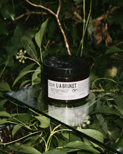 L:A Bruket salt scrub in spruce forest scent
