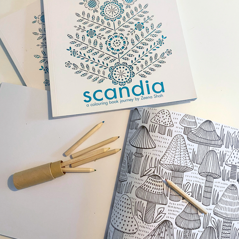 Scandia mindfulness colouring