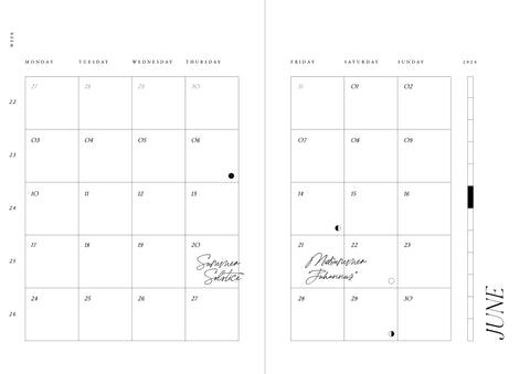 Sustainably produced 2024 diary with hard backed cover, and an elegant Nordic minimal designed layout. With ample space for thoughts, notes and other musings, this is a lovely journal for a thoughtful gift, from Cozy Publishing.