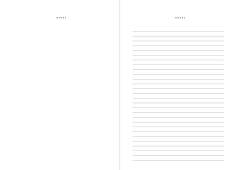 Sustainably produced 2024 diary with hard backed cover, and an elegant Nordic minimal designed layout. With ample space for thoughts, notes and other musings, this is a lovely journal for a thoughtful gift, from Cozy Publishing.