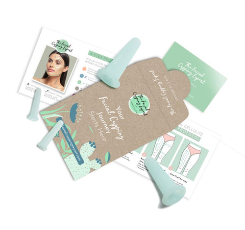 Get tips and instructions on how to use the 4 silicon cups for facial cupping. Coming in 2 sizes with a cleaning brush they are a perfect set to improve facial muscle tone from the Facial Cupping Expert.