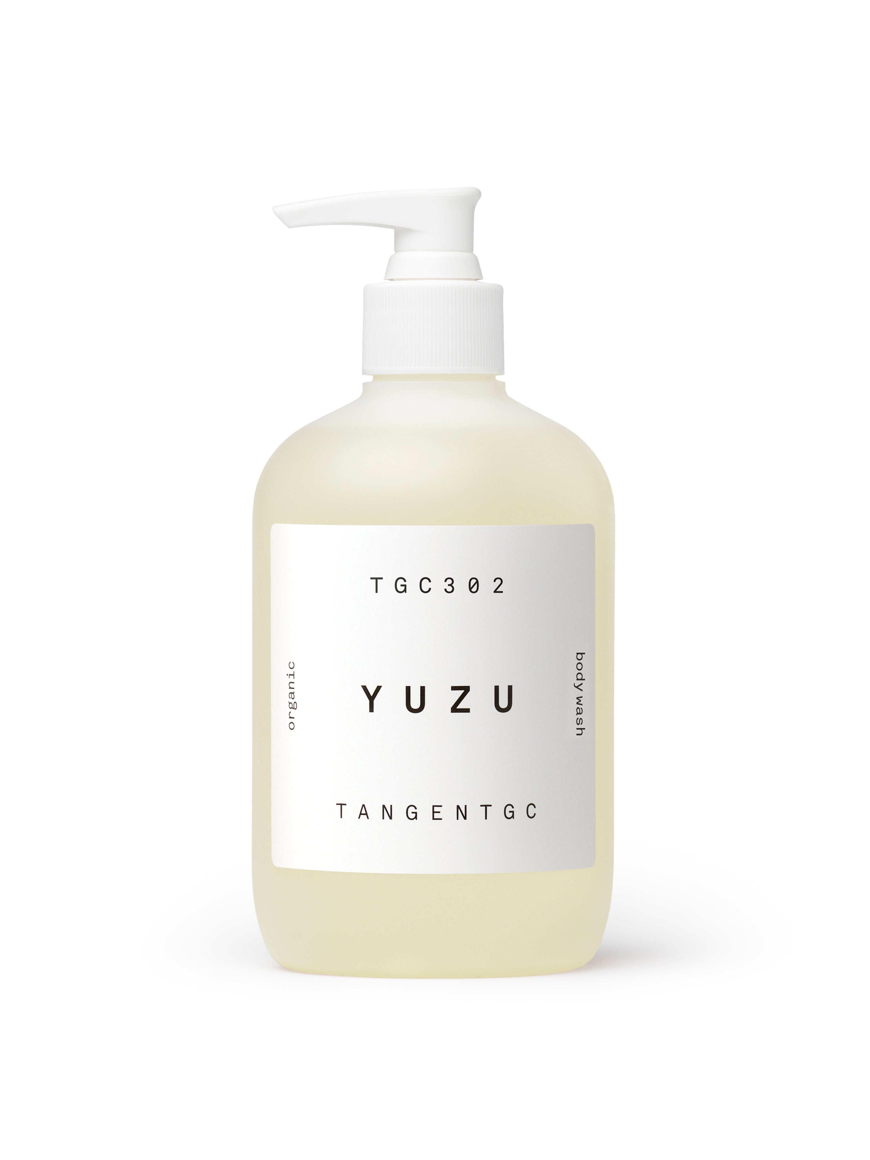 Simple & refined organic body wash with natural Yuzu perfume from Tangent GC