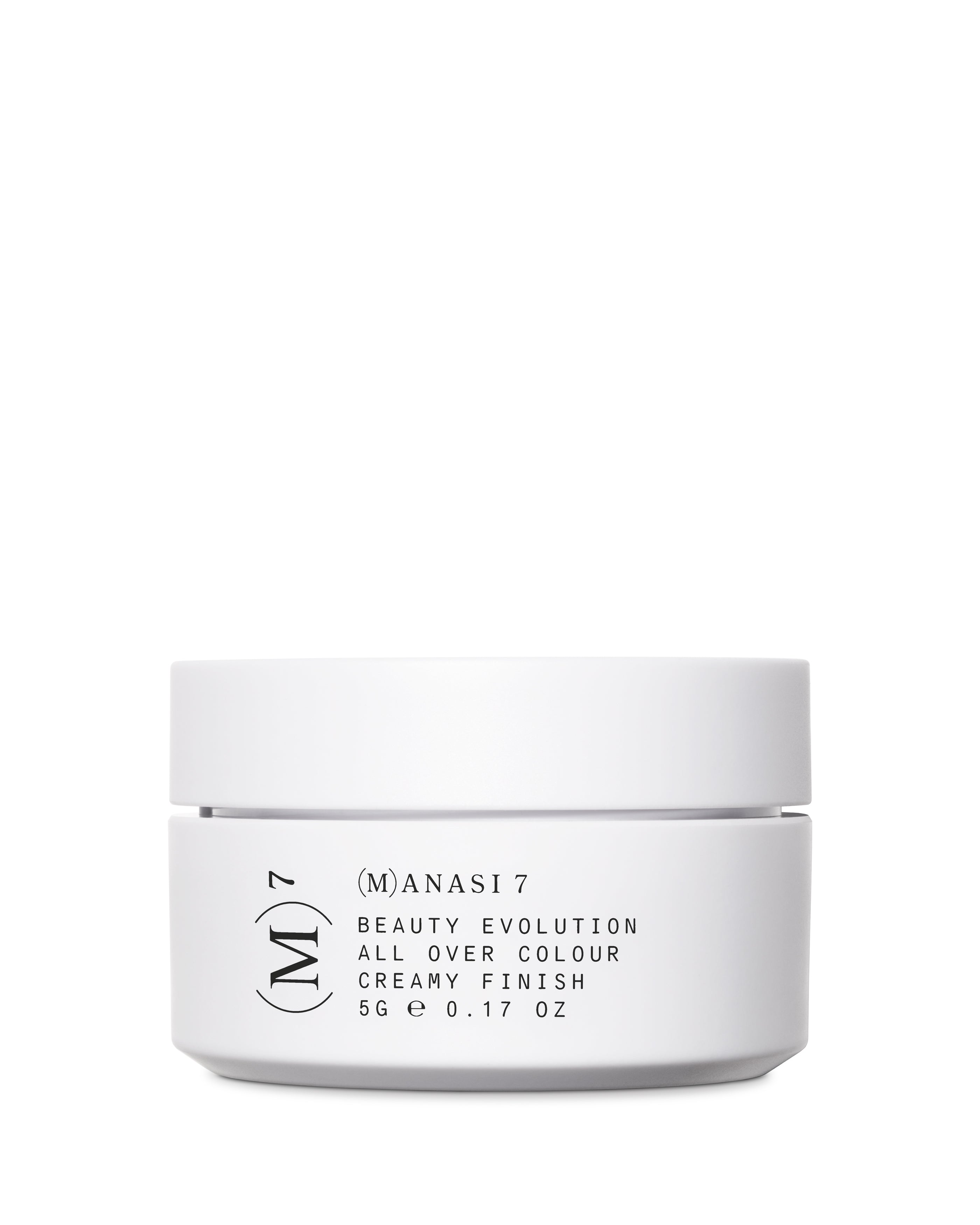 Soft neutral orange tones of multi use natural and organic lip cheek & eye colour in minimalist white pots from Swedish make up brand Manasi7 , shade Furusato