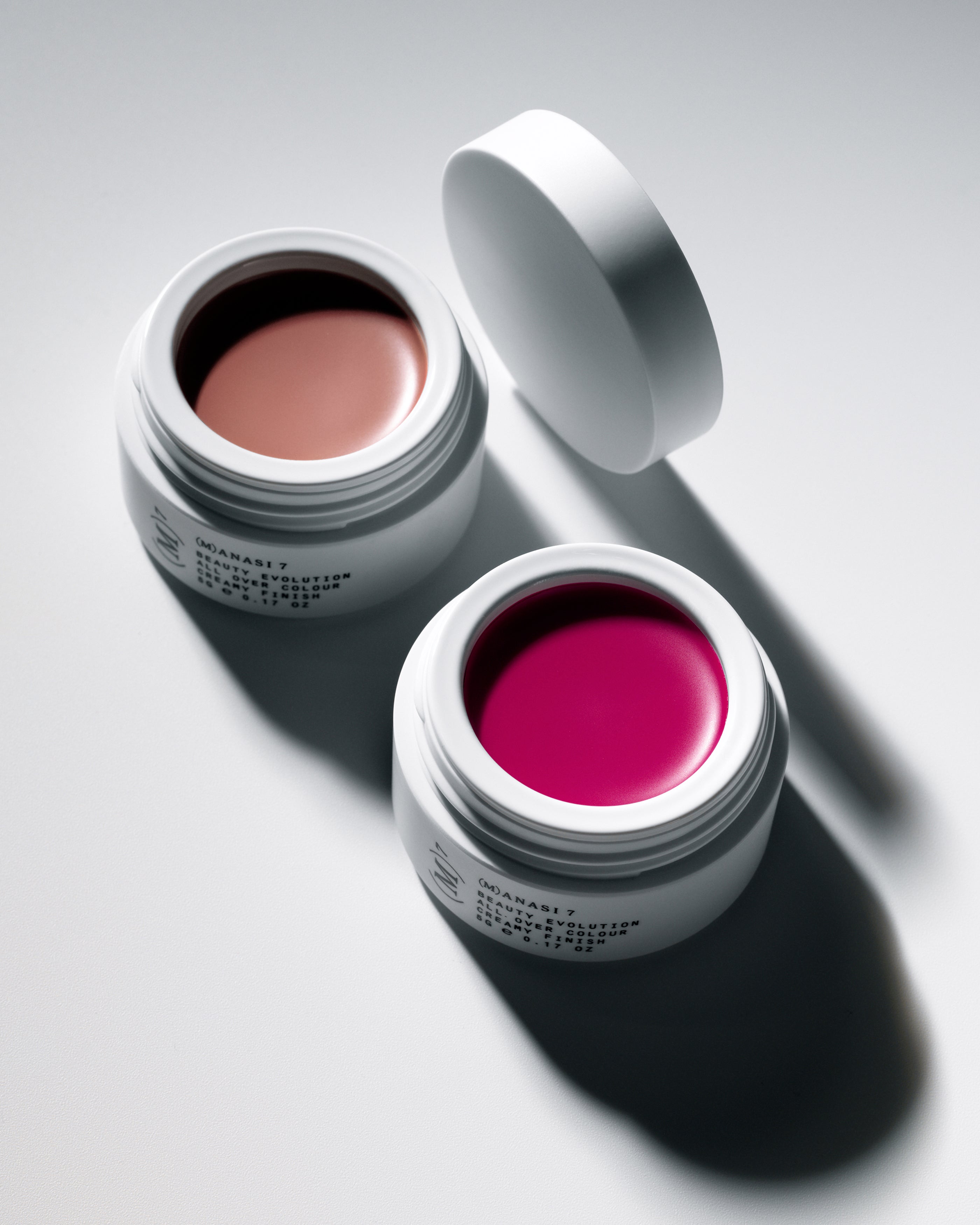 Hot pink fuchsia tones of multi use natural and organic lip cheek & eye colour from Swedish make up brand Manasi7