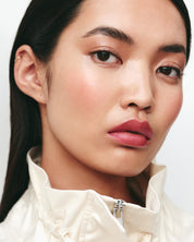 Warm red berry tones of multi use natural and organic lip cheek & eye colour for all skin tones from Swedish make up brand Manasi7