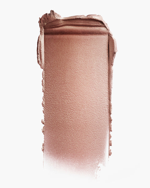Soft neutral beige gold tones of multi use natural and organic highlighter in minimalist white pots from Swedish make up brand Manasi7