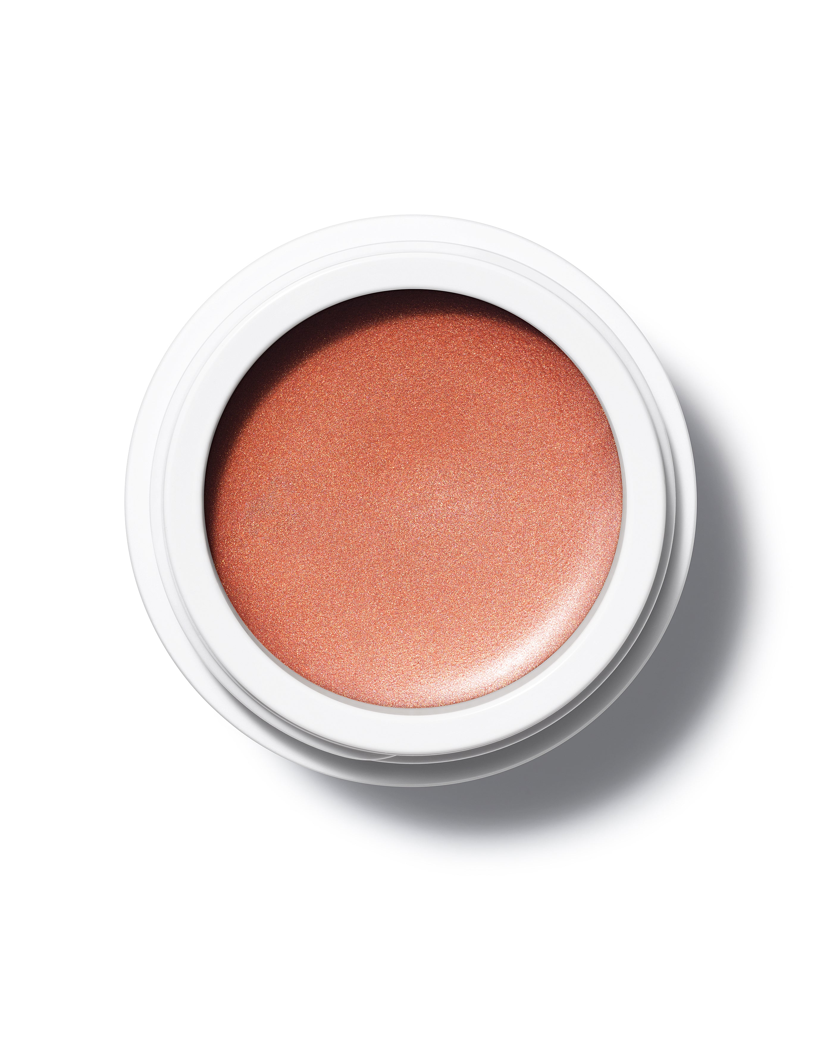 Golden copper tones of cream eye colour Chaminade, all natural and organic in minimalist white pots from Swedish cult make up brand Manasi7