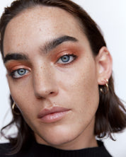Golden copper tones of cream eye colour Chaminade suits all skin tones. All natural and organic in minimalist white pots from Swedish cult make up brand Manasi7