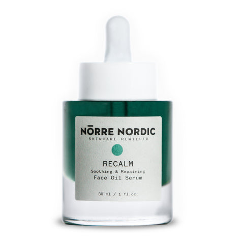 Calming, soothing & repairing facial oil made by hand from wild grown Finnish plants