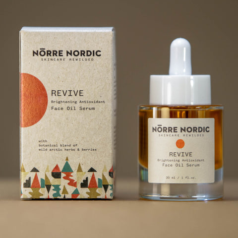 Brightening, nourishing & antioxidant rich facial oil made by hand from wild grown Finnish plants in small batches. Sustainable skincare