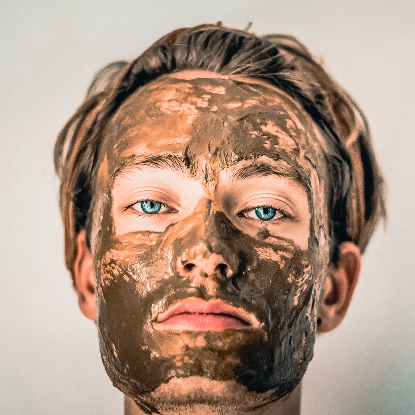 Natural organic face mask of clay, seaweed and cruelty free products