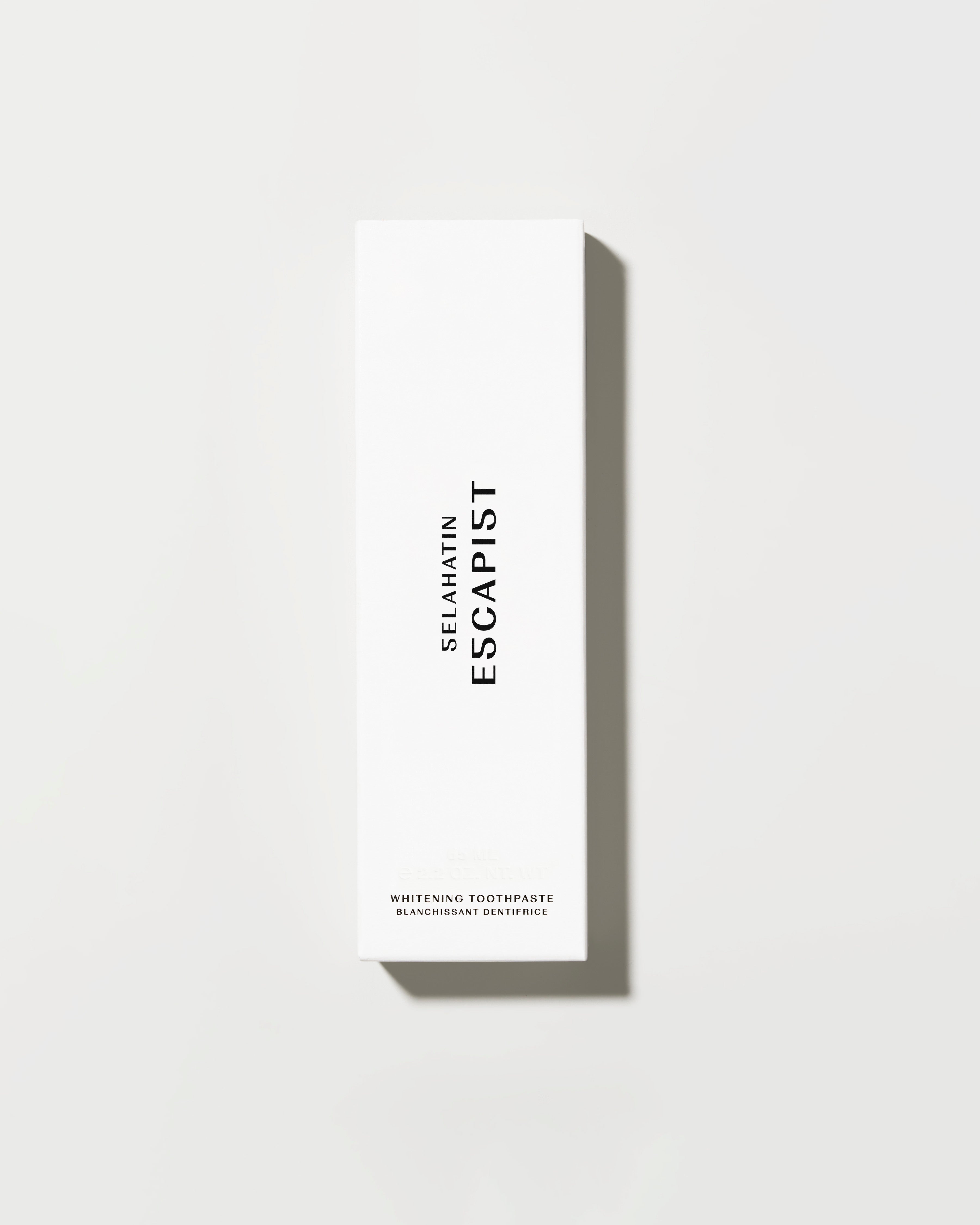 Escapist from Selahatin, vegan, natural luxury toothpaste in stylish white packaging . Gift giving for someone who has everything