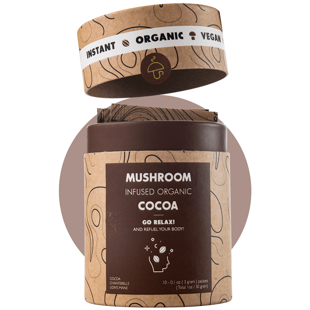 Go Relax: Cocoa with Reishi and Chanterelle