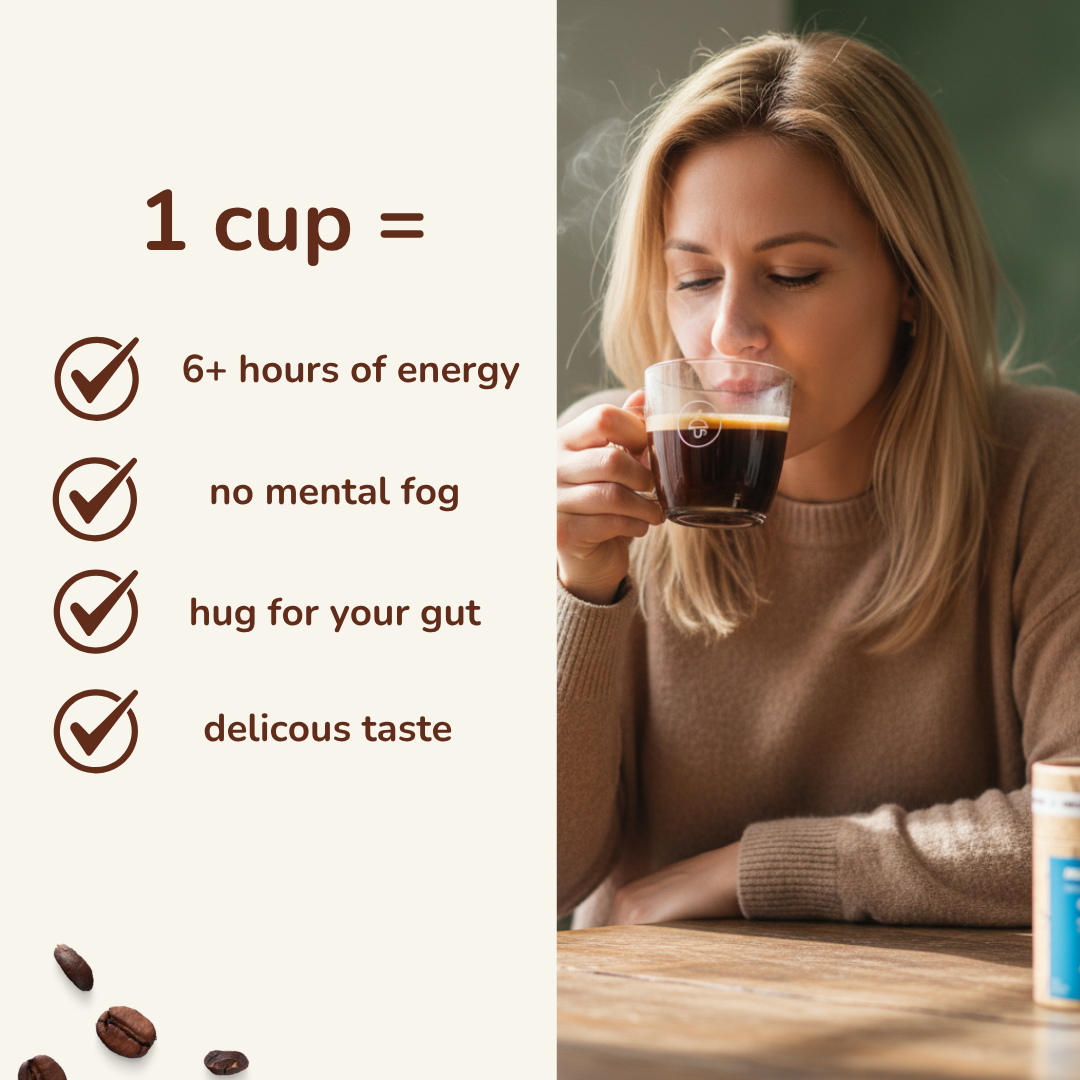 Go Tireless: Cordyceps and Chanterelle coffee
