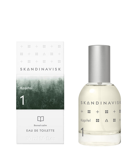Organic, natural vegan and unisex EDT from Skandinavisk with scents that capture the fragrance of the Scandinavian landscape