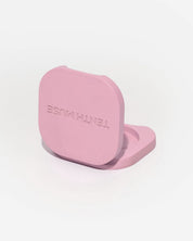 Refillable Vessel: Pink Suede