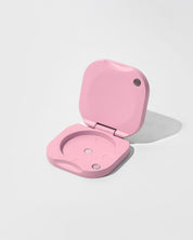 Refillable Vessel: Pink Suede
