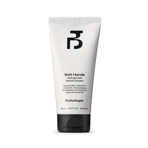 Bodyologist hand cream in a soft grey tube is vitamin rich skincare for the hands,