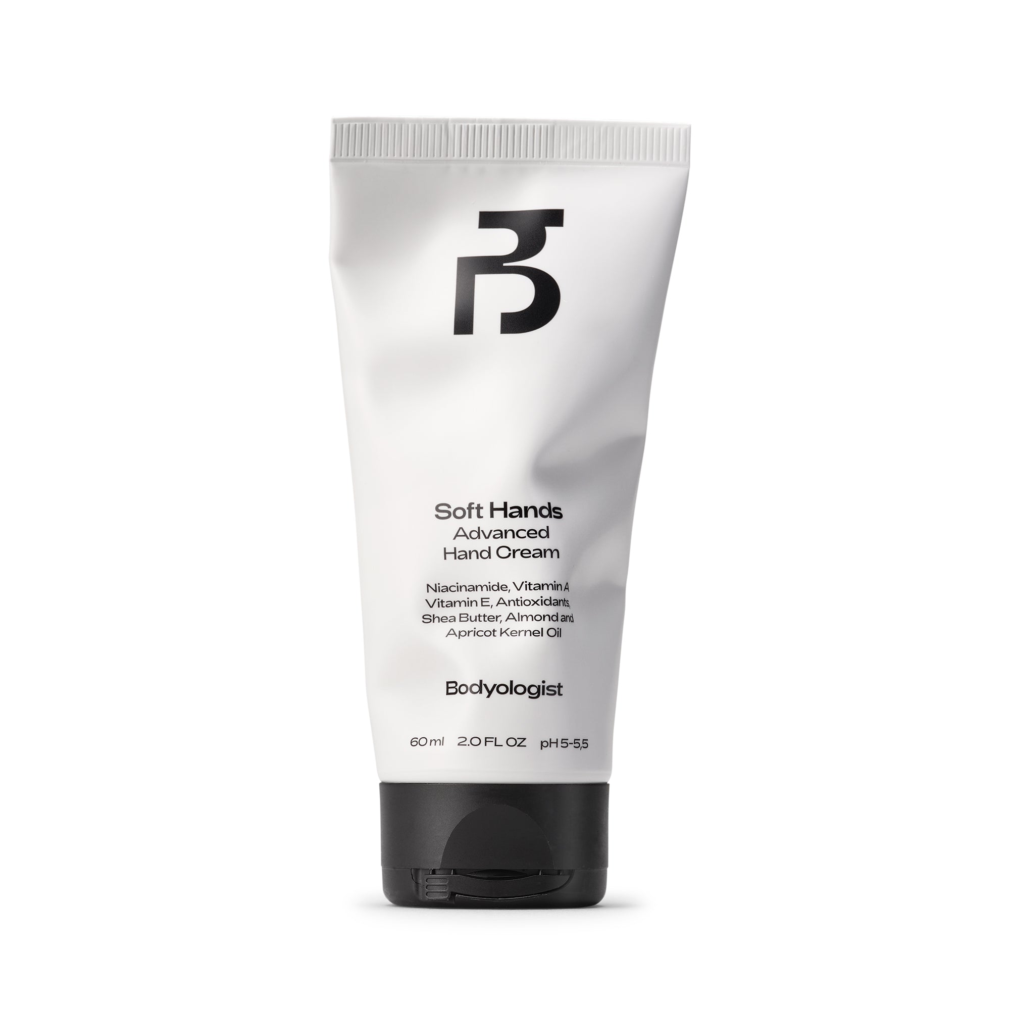 Bodyologist hand cream in a soft grey soft touch tube is vitamin rich skincare for the hands,