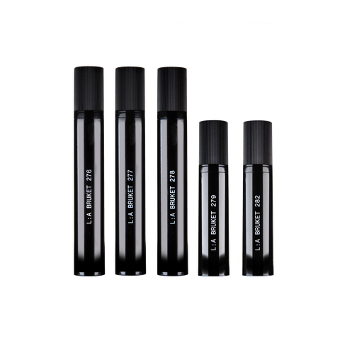 Sustainable refill tubes, ideal for travel, for all natural, organic and vegan facial skincare collection from Sweden's West Coast from the best selling L:A Bruket