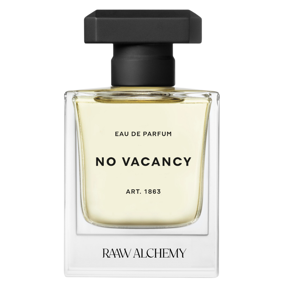 No Vacancy is the new natural and vegan eau de parfum is a citrus and complex unisex perfume, great for summer holidays, from Raaw Alchemy (8545126973745)