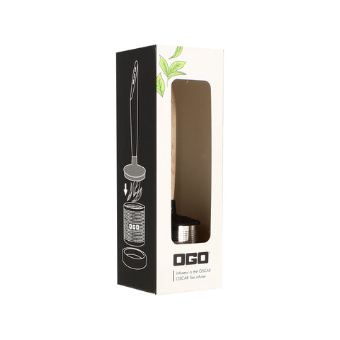 Stylish, simple and easy to clean tea strainer in beech wood, stainless steel and silicone. Easy to clean and room for the tea leaves to move around for best brewing. Great gift ideas for the tea lover, from Ogo Living