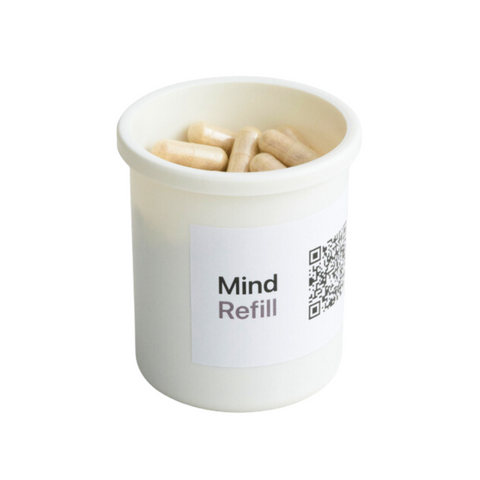 Refill pack of Legacy Vitamins Mind with adaptogens & nootropics for overall general health & wellbeing especially for stress relief