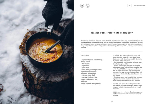 Hardcover book celebrating the lifestyle of eating and living out in nature, from camping , hiking to family picnics with beautiful photography of Finnish life in Food in the Woods by Cozy Publishing.