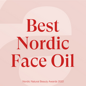 Winner of Best Facial Oil from the Nordic Beauty Awards for natural organic skincare