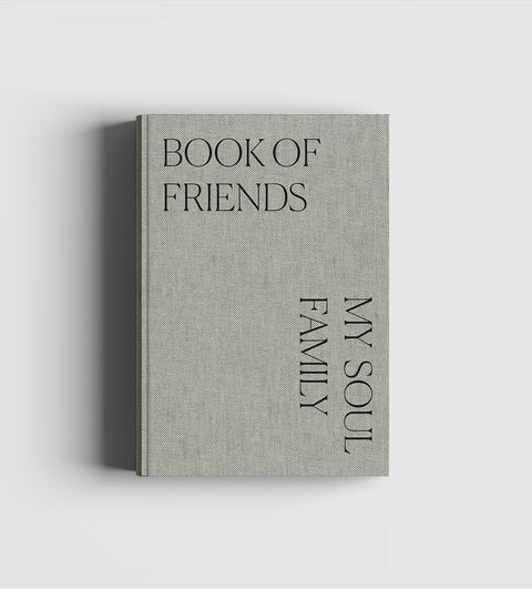 Beautiful green linen bound hard-backed book to journal your own thoughts on friendships and meaningful relationships. A keepsake and a thoughtful gift.