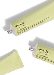 Light green metal tube with natural, organic vegan Cleansing Balm for all skins, unisex , made by Woods Copenhagen (8509497213233)