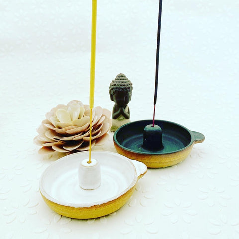 Ceramic incense holder