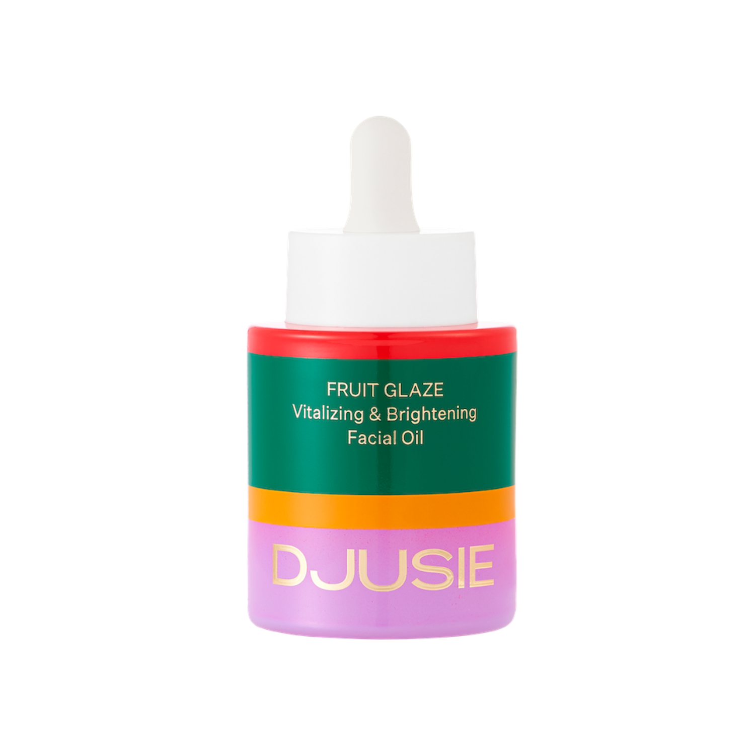 Organic facial oil by Djusie with a juicy combination of fruit, flower and antioxidant rich seeds oils for a brighter complexion.