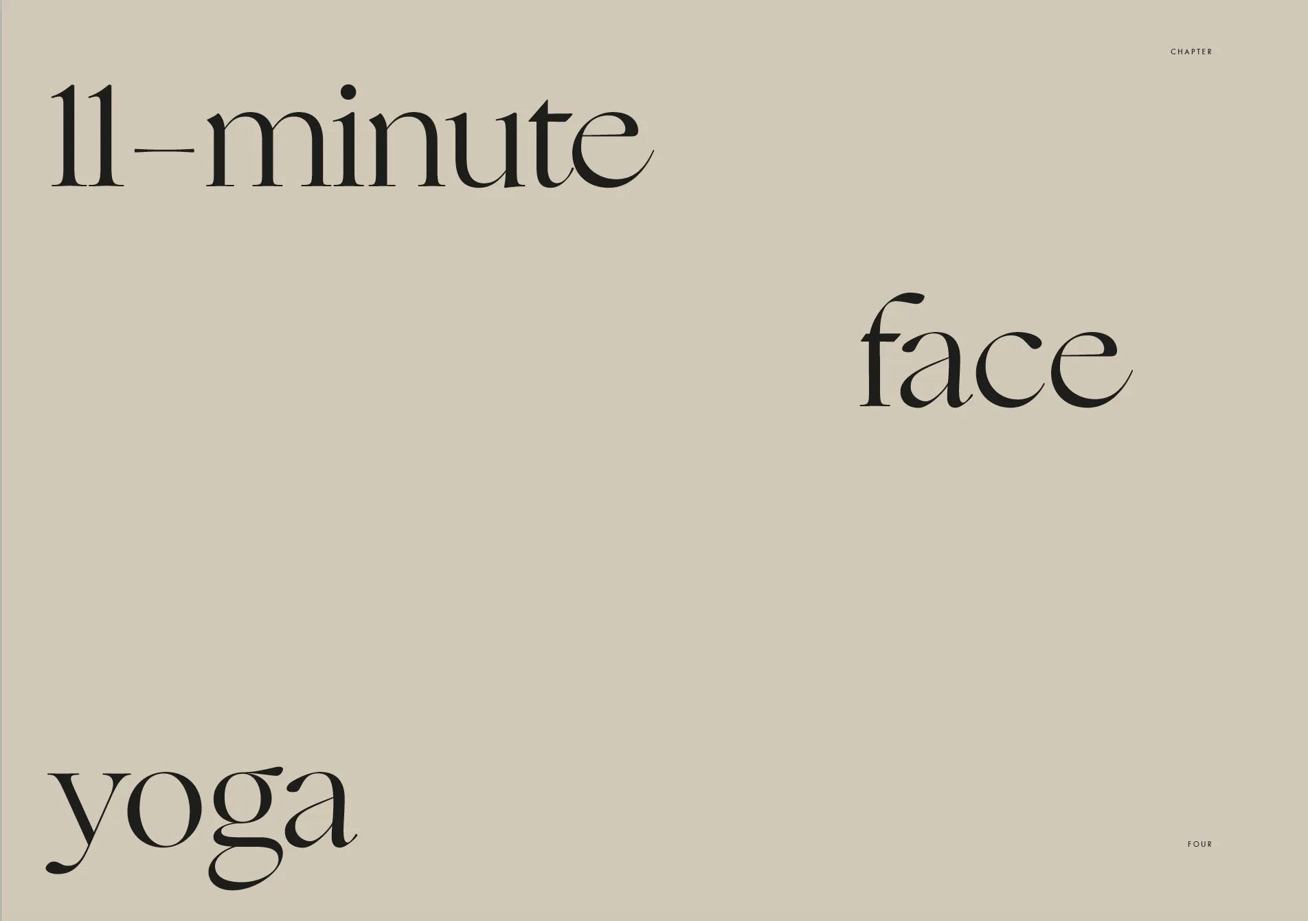 11 Minute Face Yoga book from Cosy Publishing