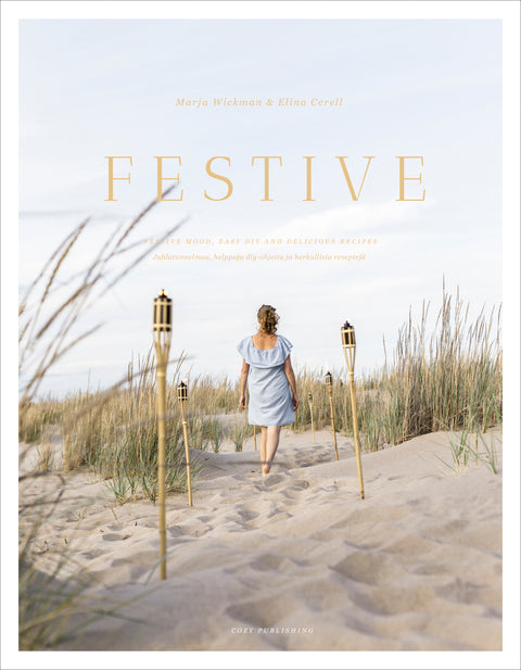 Celebrate outdoors in nature like in the Nordics with inspiration for all kinds of parties in Festive, a hardbacked book with beautiful photography from Cozy Publishing.