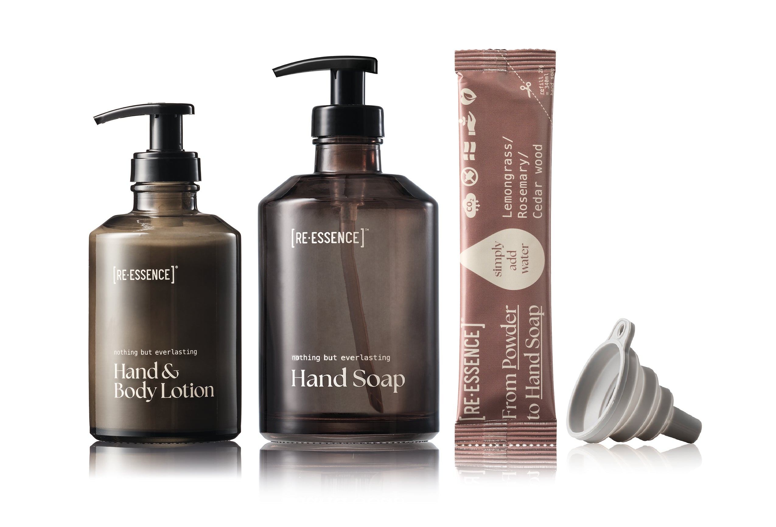 Gift Box Hand soap and lotion duo : Lemongrass Rosemary Cedar