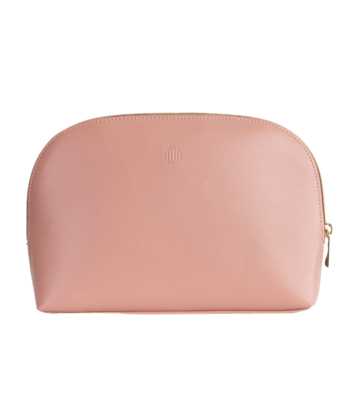 Beige pink vegan leather luxury make up and beauty holdall for ethical and sustainable solutions with style, made in EU by Nuuwai.