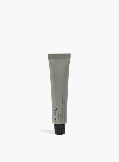 For chapped lips and a great conscious gift, try the mint flavoured lip balm, all natural, organic vegan Lip Repair in grey metal tube for all irritated skin, unisex , made by Woods Copenhagen.