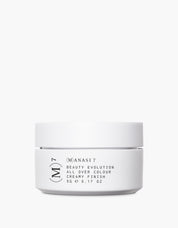 Neutral tones of multi use natural and organic lip cheek & eye colour in minimalist white pots from Swedish make up brand Manasi7 (8503849615665)