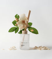 Sustainable & price conscious refill for LEMPI scent diffuser of organic vegan room fragrance with 8 sticks in plastic bottle for the best in Nordic home style from Skandinavisk