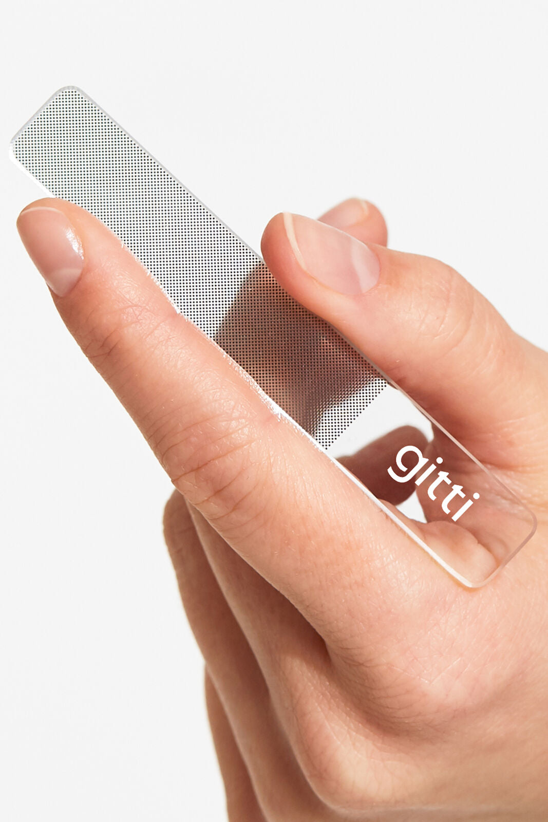 Glass nail buffer