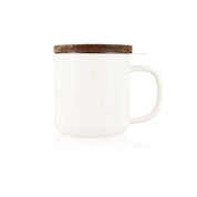 Sandstone tea infuser mug : white