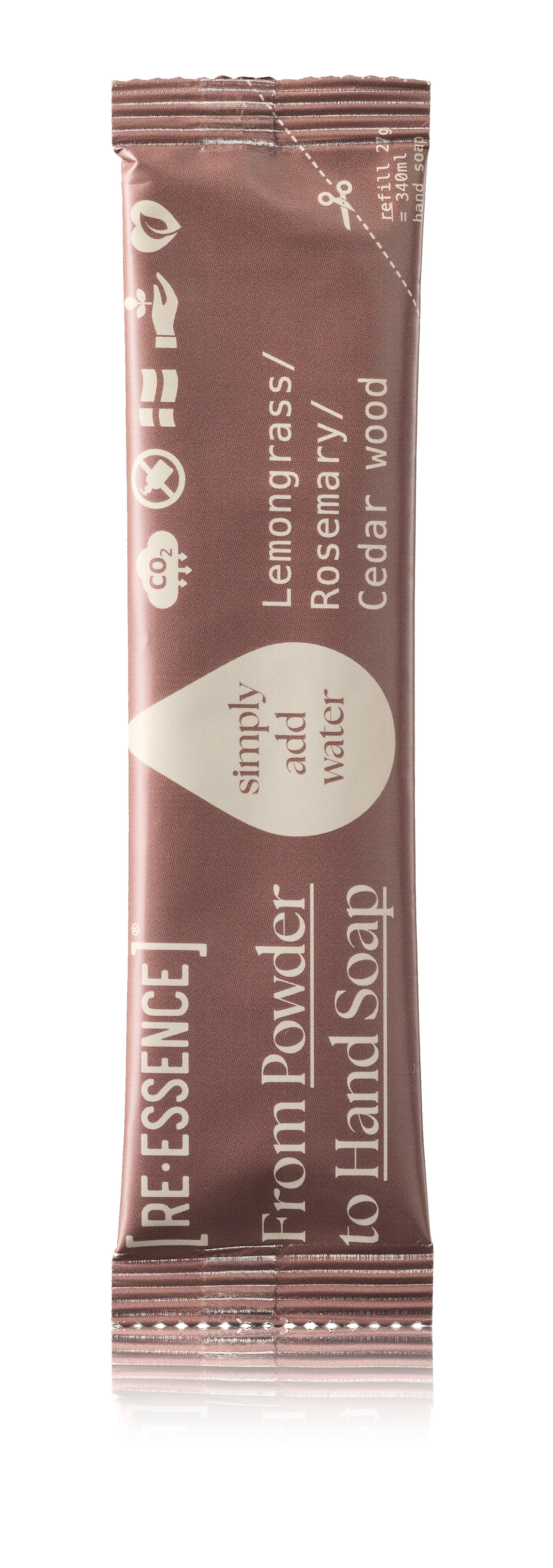 Hand soap powder refills : Lemongrass Rosemary Cedar