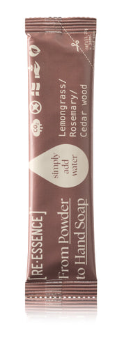 Hand soap powder refills : Lemongrass Rosemary Cedar