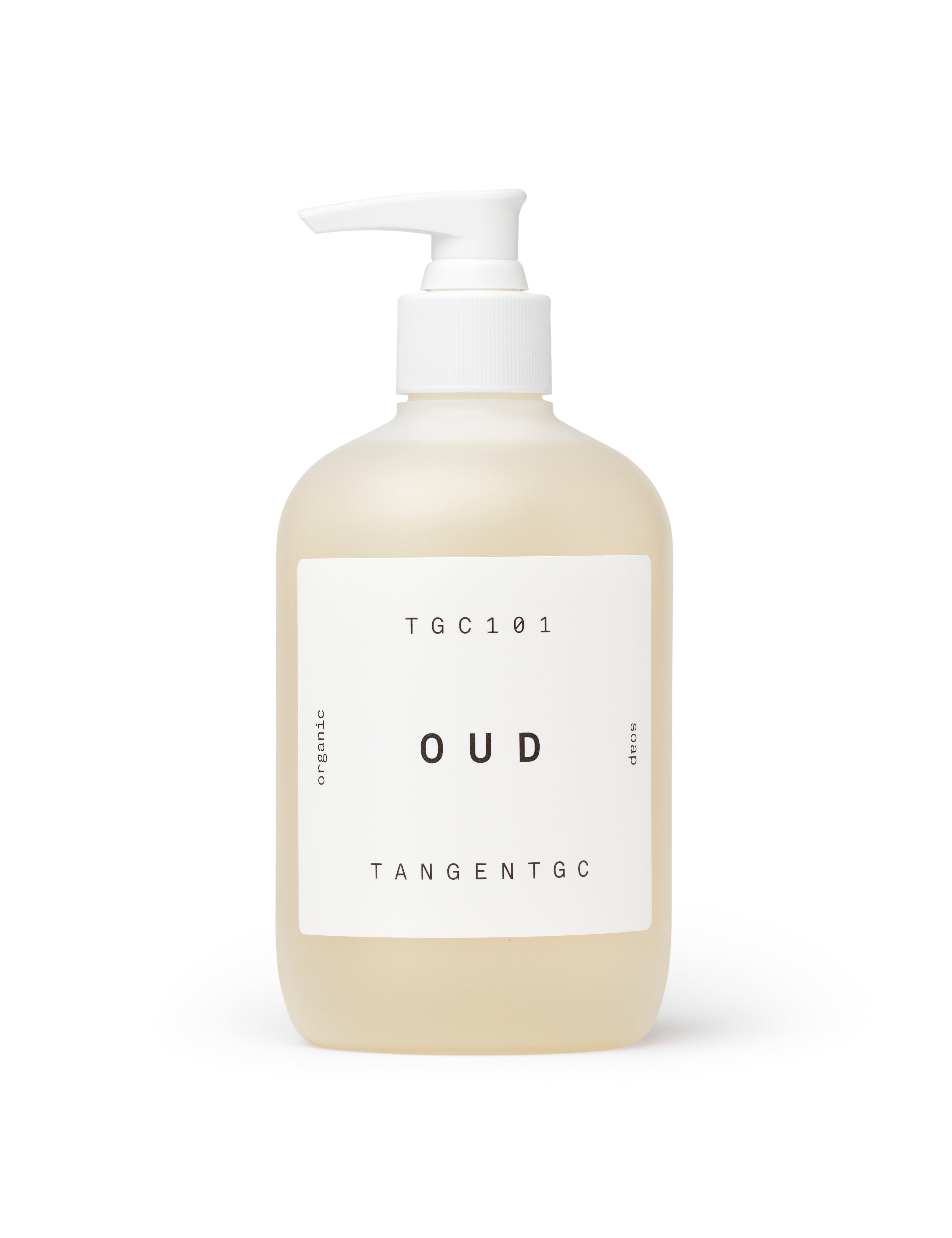 Simple & refined organic hand soap with natural Oud perfume from Tangent GC