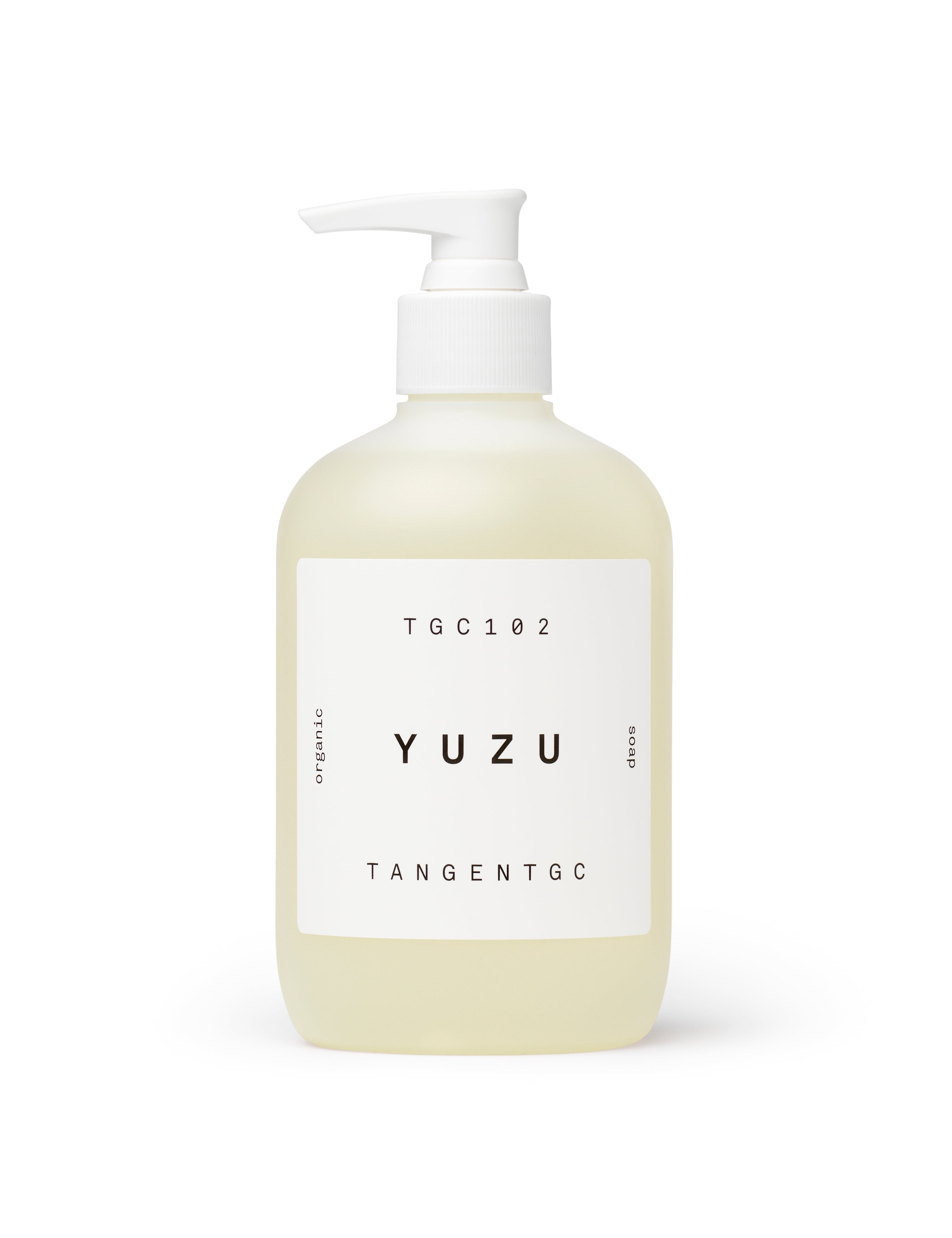 Simple & refined organic hand soap with natural Yuzu perfume from Tangent GC