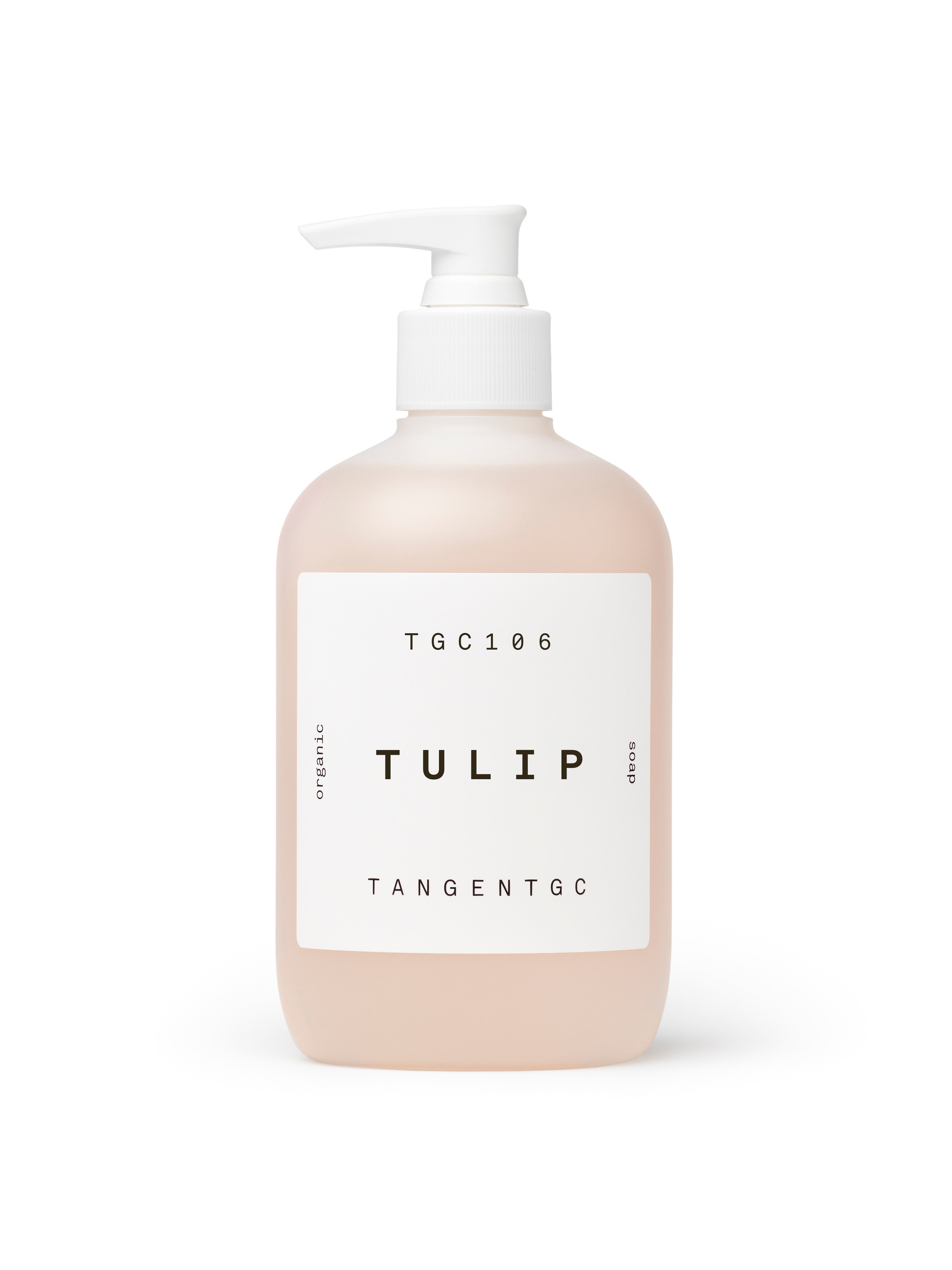 Simple &amp; refined organic hand soap with natural Tulip perfume from Tangent GC