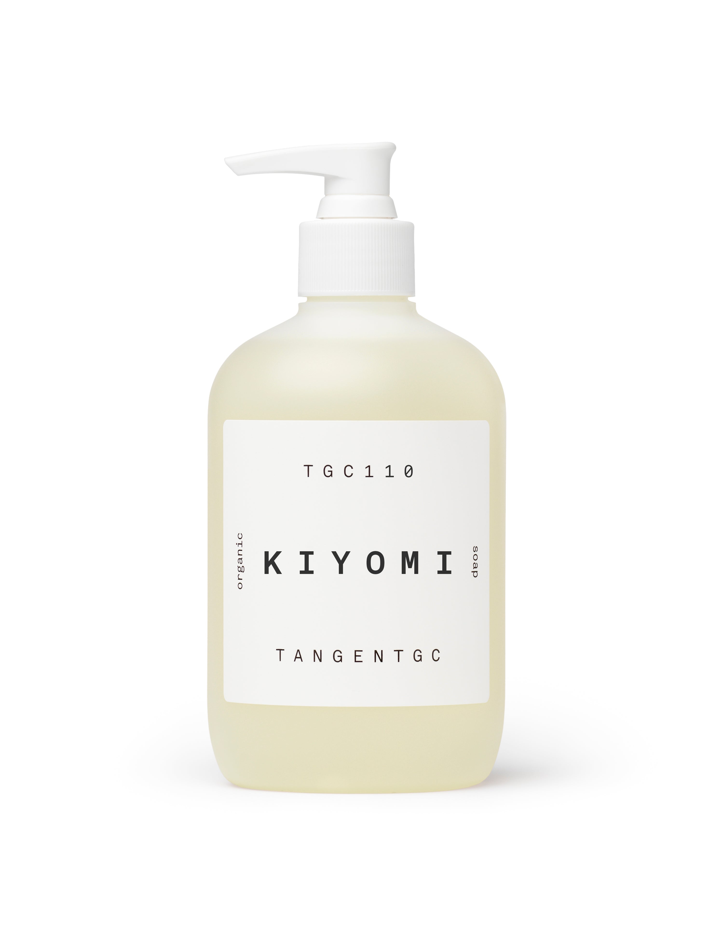 Simple & refined organic hand soap with natural Kiyomi perfume from Tangent GC