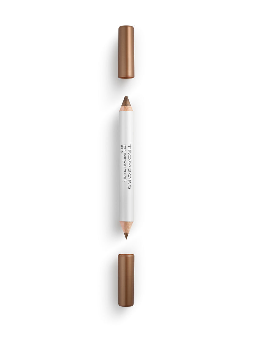 Eyeliner and Eyeshadow: Sepia