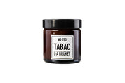 All natural, organic and vegan candle in amber glass with the green woody scent Tabac, from the best of Sweden's coastal home fragrance brand, L:A Bruket